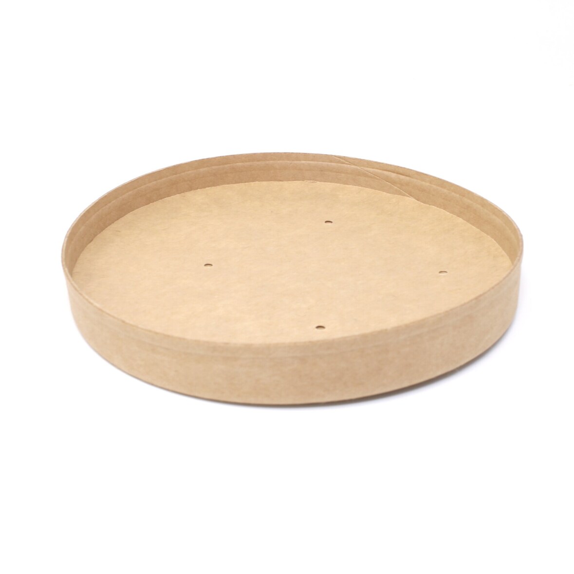 Deckel Double Disk für Pappbehälter Kraft 750 + 900 ml - Typ: Deckel  25 Stück