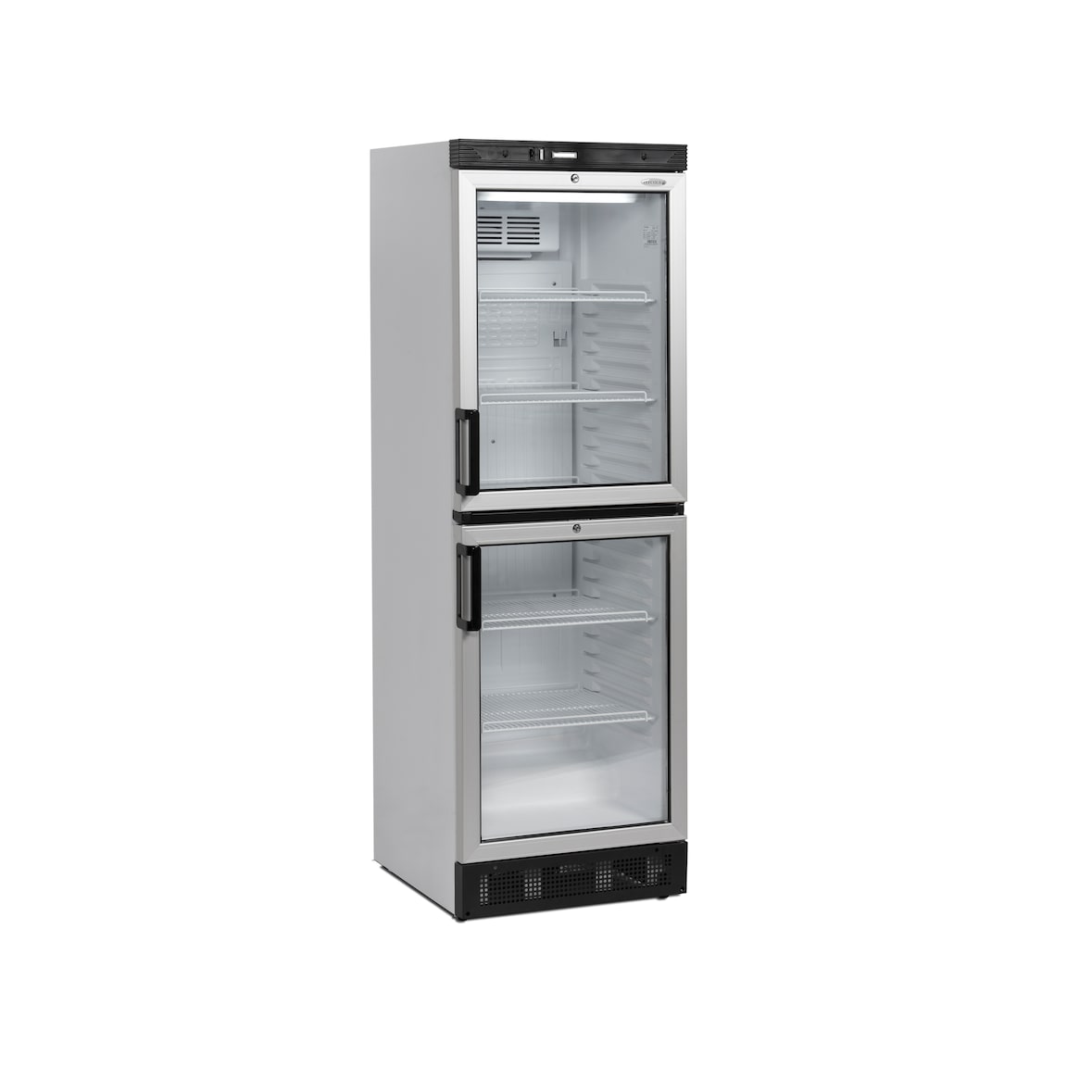 Enfriador de Botellas TEFCOLD FS2380 | Doble Puerta de Cristal | 595x640x1840 mm | Capacidad 345 L | Clase D
