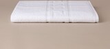 Sanelitex - Weißes Bettlaken-Handtuch 400 g 80/20 mit Bordüre | 100x150 cm