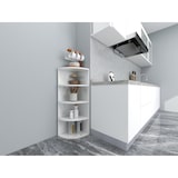 thumbnail of Eckregal Corner 120 Weiß Bücherregal Holz Standregal Eckregal