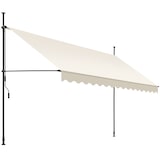 thumbnail of tectake Toldo dobrável para varanda com manivela, altura regulável 400 x 180 cm bege - 404969