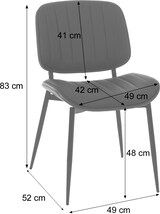 thumbnail of 2er-Set Esszimmerstuhl HWC-O44, Küchenstuhl Stuhl, Bugholz Kunstleder Öko-Tex FSC® ~ Walnuss-Optik, vintage braun