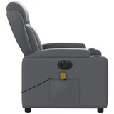 thumbnail of vidaXL Massagesessel Elektrisch Grau Kunstleder