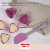 thumbnail of Set pâtisserie avec plaque à 12 mini moules ronds 38 x 30 cm en acier, 2 bols à mixer, verre mesureur et spatule Zenker
