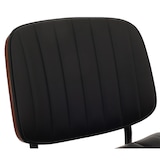 thumbnail of Set di 2 sedie da sala da pranzo HWC-O44, sedia da cucina Sedia, in similpelle Oeko-Tex FSC® ~ aspetto noce, nero