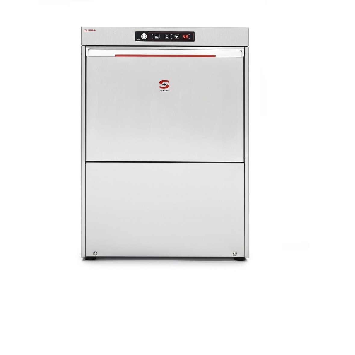 Lavavajillas con bomba de desagüe y descalcificador S-51BD de Sammic