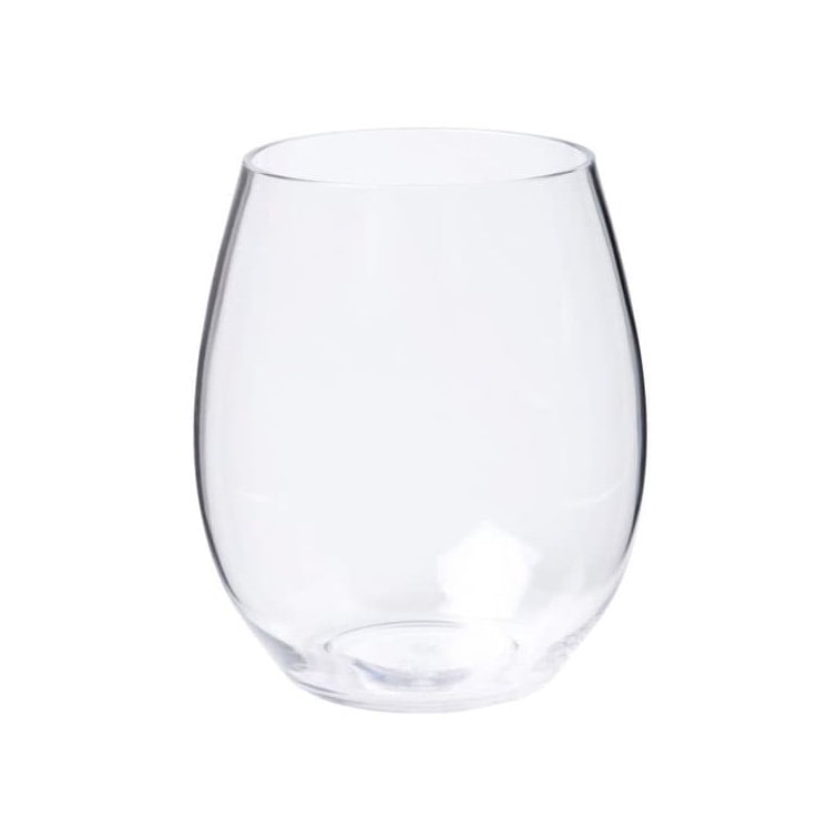 MONOUSO - Bicchiere Riutilizzabile Durable Tritan Trasparente 390ml (6 Pezzi)