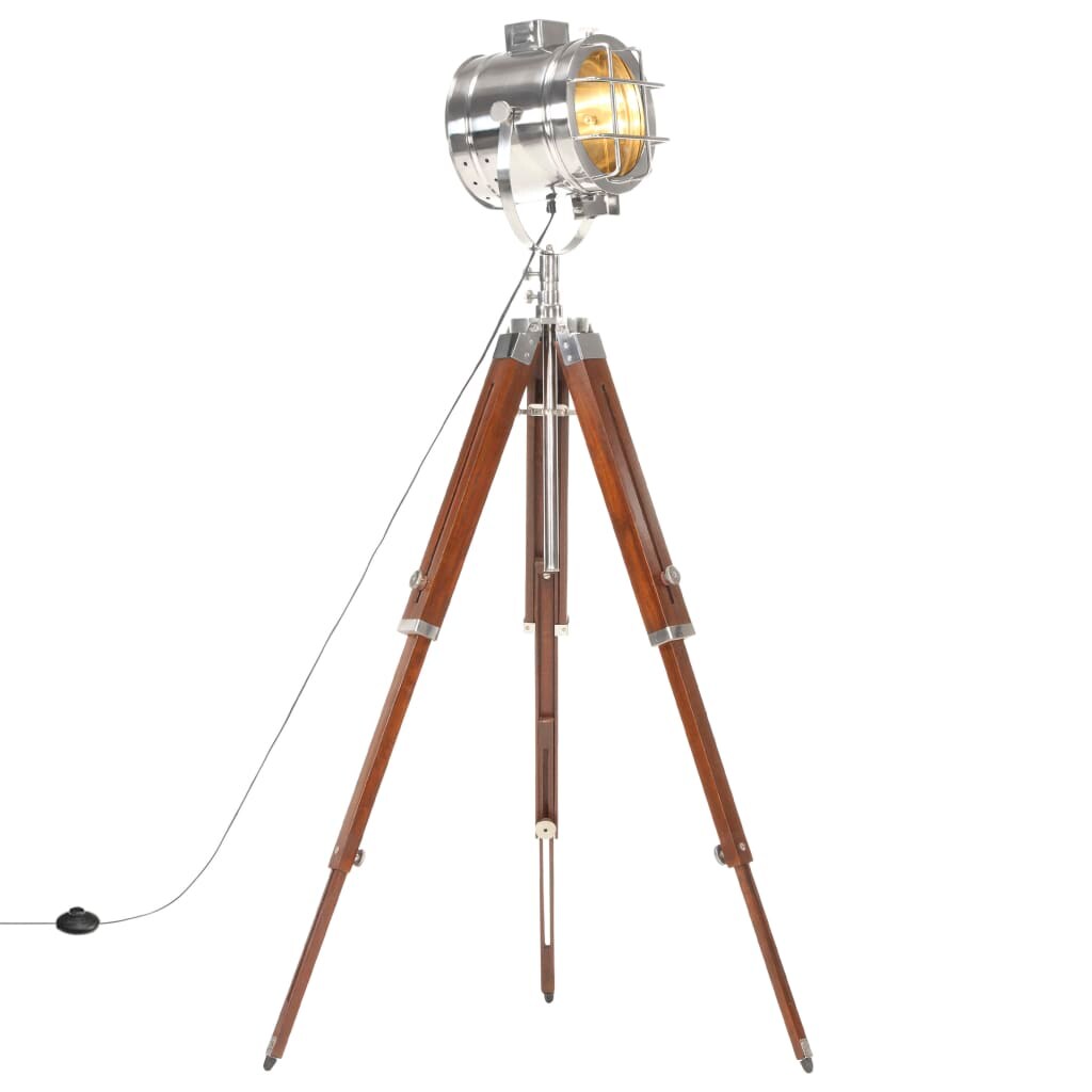 vidaXL Stehleuchte Dreibein Massivholz Mango 165 cm