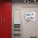 thumbnail of Relaxdays Schlüsselkasten, abschließbar, 48 Haken, mit Schlüsselanhängern, HxBxT: 25 x 18 x 8 cm, Schlüsselbox, weiß