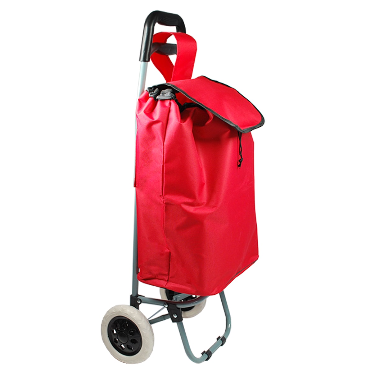 Einkaufstrolley Trolley Einkaufswagen Handwagen Koffer Handgepäck rot klappbar