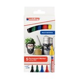 thumbnail of Edding permanent marker 3000, blister van 5 stuks in geassorteerde basiskleuren