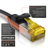 thumbnail of Primewire Ultra Slim Patchkabel Cat 7 - LAN Ethernet Gigabit Kabel - 10000 Mbit - U/FTP PIMF Schirmung - Netzwerkkabel - 10m
