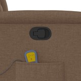 thumbnail of vidaXL Massagestoel verstelbaar stof bruin