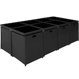 thumbnail of tectake Conjunto de ratán New Orleans  Negro