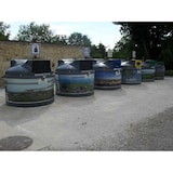 thumbnail of Conteneur déchets semi-enterrés valory  pehd 5m3 simple crochet - GRIS