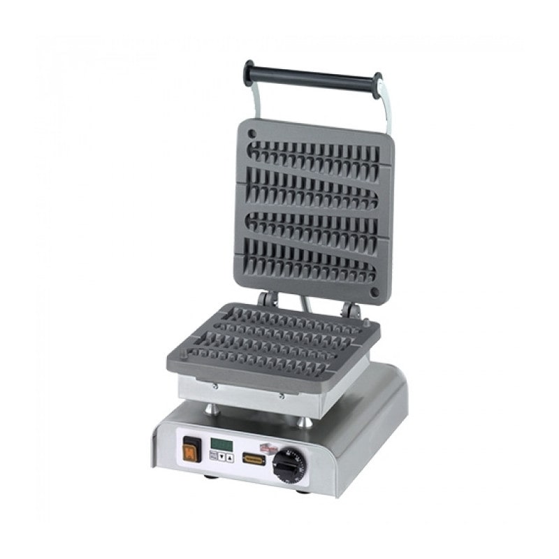 Wafelijzer | Vaste Platen (Gietijzer) | Wafels Op Stok | 2.2kW | 230V | 310x340x250(h)mm