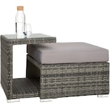thumbnail of Rattan Lounge mit Aluminiumgestell San Marino  
1
