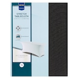 thumbnail of METRO PROFESSIONAL Stretchhusse für Banketttisch Onyx, Polyester/Elasthan, 180 x 80 cm, schwarz