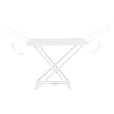 thumbnail of vidaXL Wäscheständer Klappbar Weiß Kunststoff