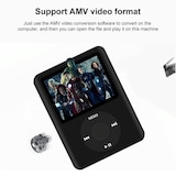 thumbnail of Lecteur MP4 Écran 1.8 Pouces FM Radio E-Book Calendrier Noir Argent YONIS