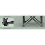 thumbnail of Campingstuhl klappbar bis 205 kg belastbar, Klappstuhl mit Getränkehalter, Angelstuhl, Schaumstoffpolsterung, hohe Rückenlehne, schwarz

GCB066B01