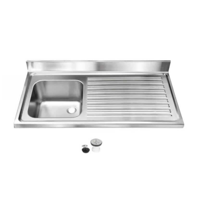 Fregadero industrial de acero inox