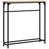 thumbnail of Table console Chêne Sonoma 75x19,5x75 cm Bois d'ingénierie Modèle Atlas Flex Plus