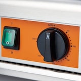 thumbnail of Crêpe-Gerät mit Warmhalteschublade – Teflonbeschichtete Gusseisenplatte Ø 400 mm