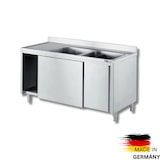 thumbnail of Edelstahl Spülschrank 2 Becken rechts 150 x 60 cm VM EUROPA