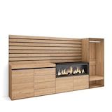 thumbnail of Sideboard, Schrank, Buffet, Ablage, 274x35x145 cm, Schlafzimmer, XXL Elektrokamin, Kommode, Offener Schrank, Modern, Eiche - 448_62