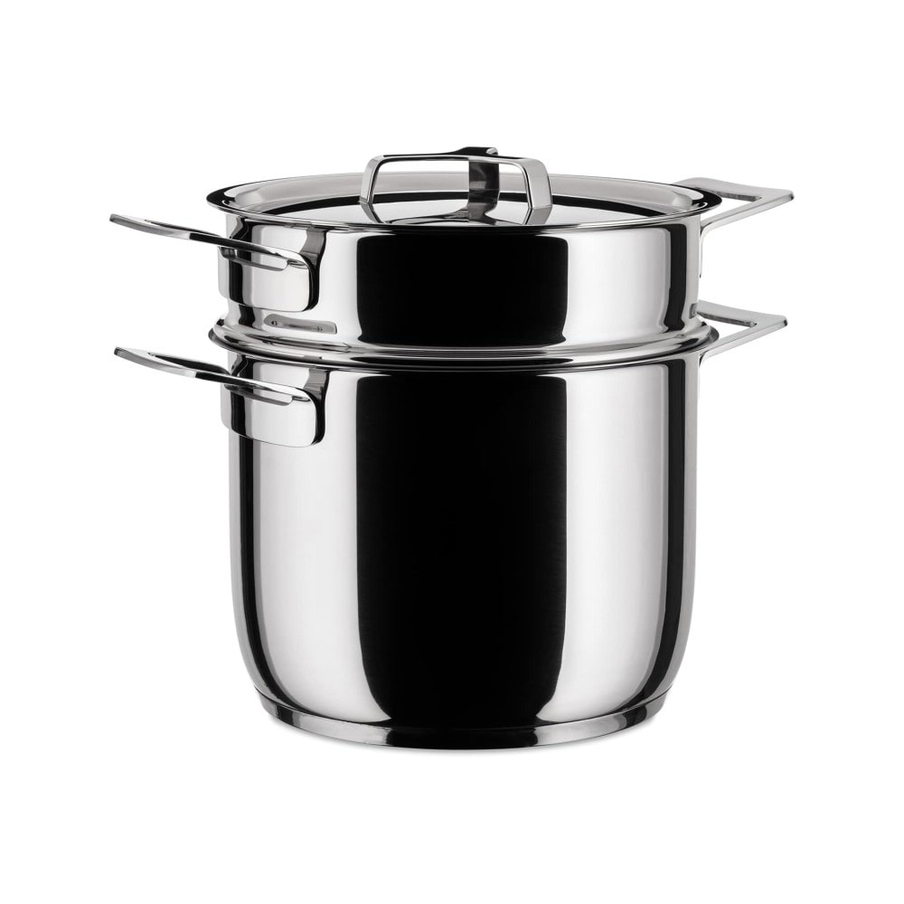 Alessi ajm306 set, pots&pans pasta-set aus stahl