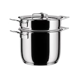 thumbnail of Alessi ajm306 set, pots&pans pasta-set aus stahl