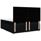thumbnail of vidaXL Boxspringbett mit Matratze Schwarz 200x200 cm Stoff
