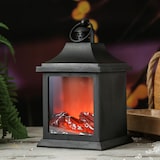 thumbnail of LED Laterne Kamin mit Feuereffekt Flammenoptik H: 31cm Batterie/USB