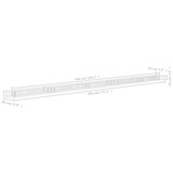 thumbnail of Helloshop26 - Canteiro elevado para plantas e flores feito de gabião de aço galvanizado 450 x 30 x 10 cm 02_0001297