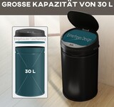thumbnail of Sensor-Mülleimer Edelstahl schwarz 32x30,5x51 cm, 30 L, berührungslos, Soft-Close-Deckel