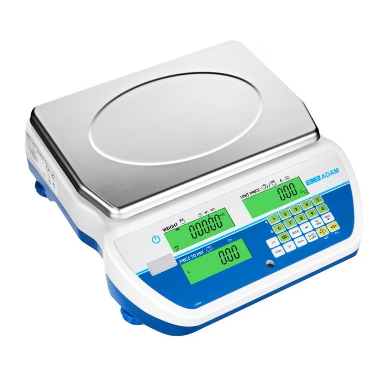 Balance de marché pour fruits et légume avec homologation Swift - 15kg/5g (avec vignette verte 2 ans et carnet métrologique)