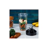 thumbnail of NB1206DGCC Personal Blender nutribullet.(40,2x40,2x15,5) Plastica di colore grigio.1200W e caraffa da 900ml.Tappo to go e seconda caraffa in dotazione