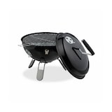 thumbnail of Relaxdays Kugelgrill, tragbar, Ø 37 cm, Picknickgrill für Garten & Park, Holzkohlegrill mit Deckel, Rundgrill, schwarz