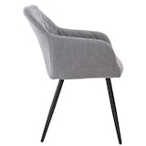 thumbnail of Silla de comedor Shila Tela/Gris