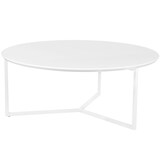 thumbnail of Couchtisch 80cm Rund Weiß Matt Design Wohnzimmertisch Sofa Beistell Tisch