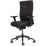 thumbnail of bümö SitzMeister Bürostuhl ergonomisch, Vollpolster in schwarz - Ergonomischer Drehstuhl mit Rollen, Stuhl mit Armlehne, Synchronmechanik uvm. -