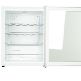 thumbnail of Beersafe XL Crystal White Kühlschrank 60 Liter 4 Böden Panoramaglastür Edelstahl Weiß