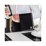 thumbnail of MONOUSO - Schwarz Küchenhandtuch Mit Weisser-Rand 40x64 cm P64cm (200 Stück)