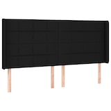 thumbnail of vidaXL Boxspringbett mit Matratze & LED Schwarz 160x200 cm Stoff