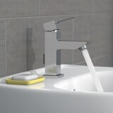 thumbnail of CALVINO Waschtischarmatur mit Zugstange, Wasserhahn Bad mit Ablaufgarnitur Waschbecken, Mischbatterie Waschbecken Chrom