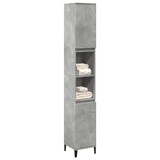 thumbnail of vidaXL Badschrank Betongrau 30x30x190 cm Holzwerkstoff