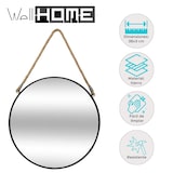 thumbnail of WellHome - Espelho Redondo com Corda Metálica 38 cm