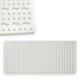 thumbnail of Pannello forato porta utensili da appendere a muro in acciaio 100x50 cm -  Rosso