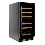 thumbnail of Vinata Martino Wijnklimaatkast Vrijstaand of onderbouw - Zwart - Wijnkoelkast 30 flessen - 84.6 x 38 x 58.5 cm - Wijnkast glazen deur